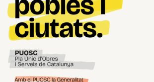 El Govern de la Generalitat destina 789.900€ a Sant Quirze del Vallès dins del Pla Únic Obres i Serveis 2025-2029