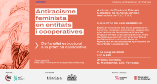Antiracisme feminista en entitats i cooperatives